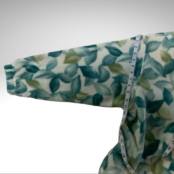 Alfred Dunner Zip Front 1980s style Polar Fleece Jacket Petite Large - Picture 11 of 15